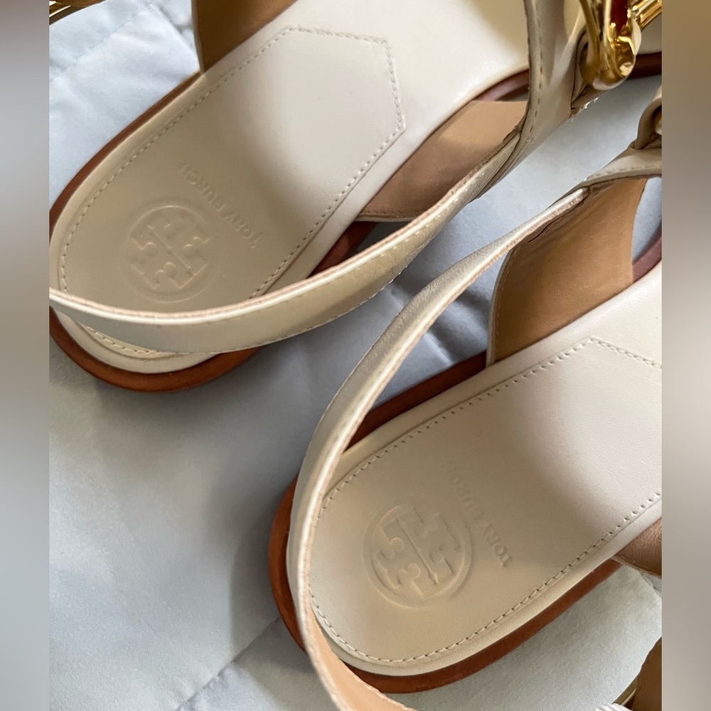 Tory Burch Adrien Sandals in Dulce de Leche - Picture 8 of 15